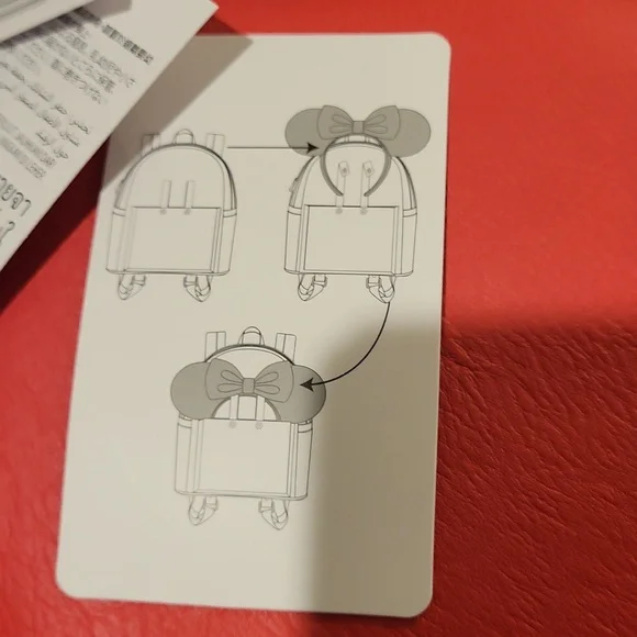 Loungefly Disney Parks Mini Mouse Sequin  Mini Backpack - Picture 9 of 10